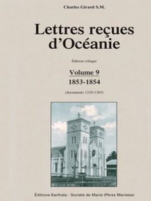 cover image of Lettres reçues d'Océanie, Volume 9 1853-1854